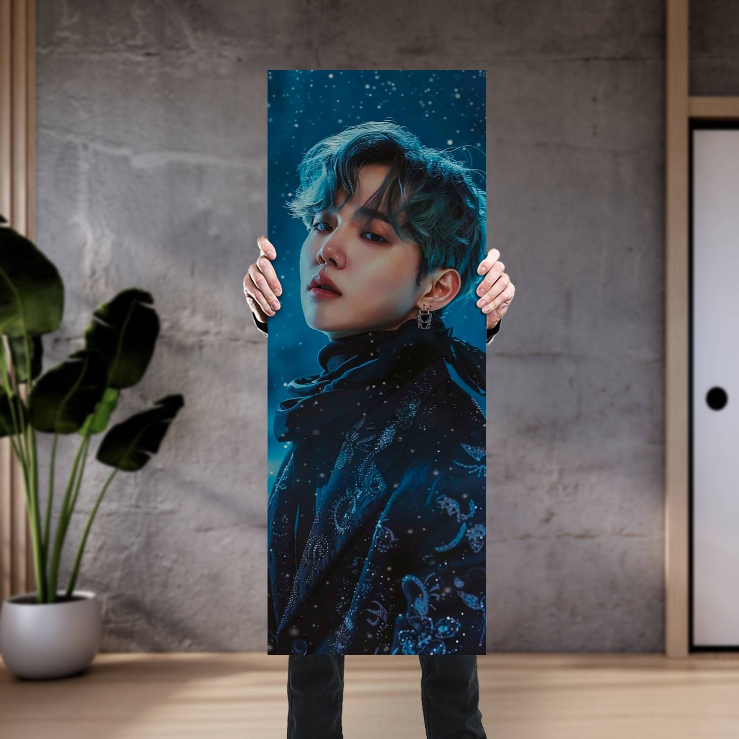 Cuadro grande 30x80cm Suga BT 096 BTS
