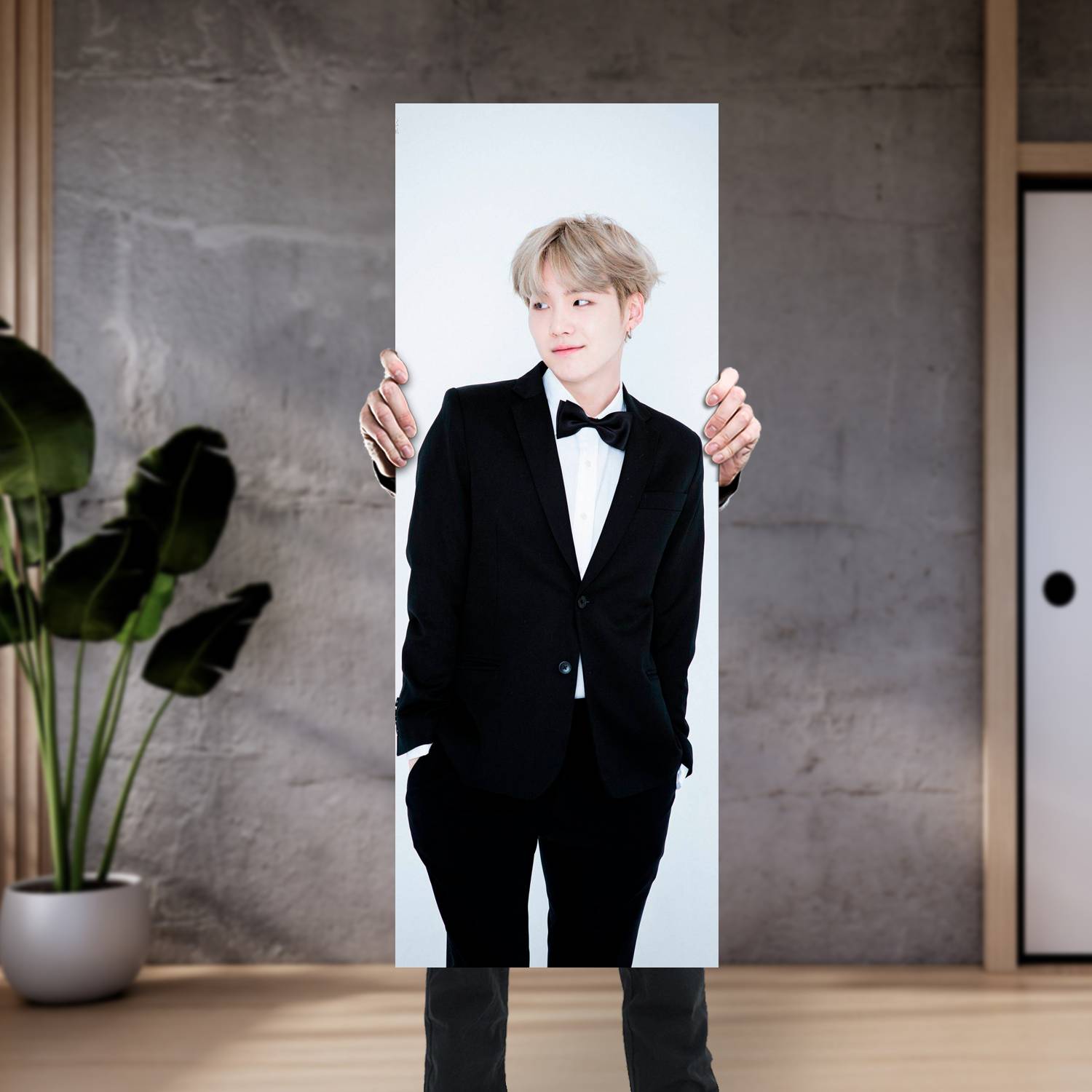 Cuadro grande 30x80cm Suga BT 097 BTS