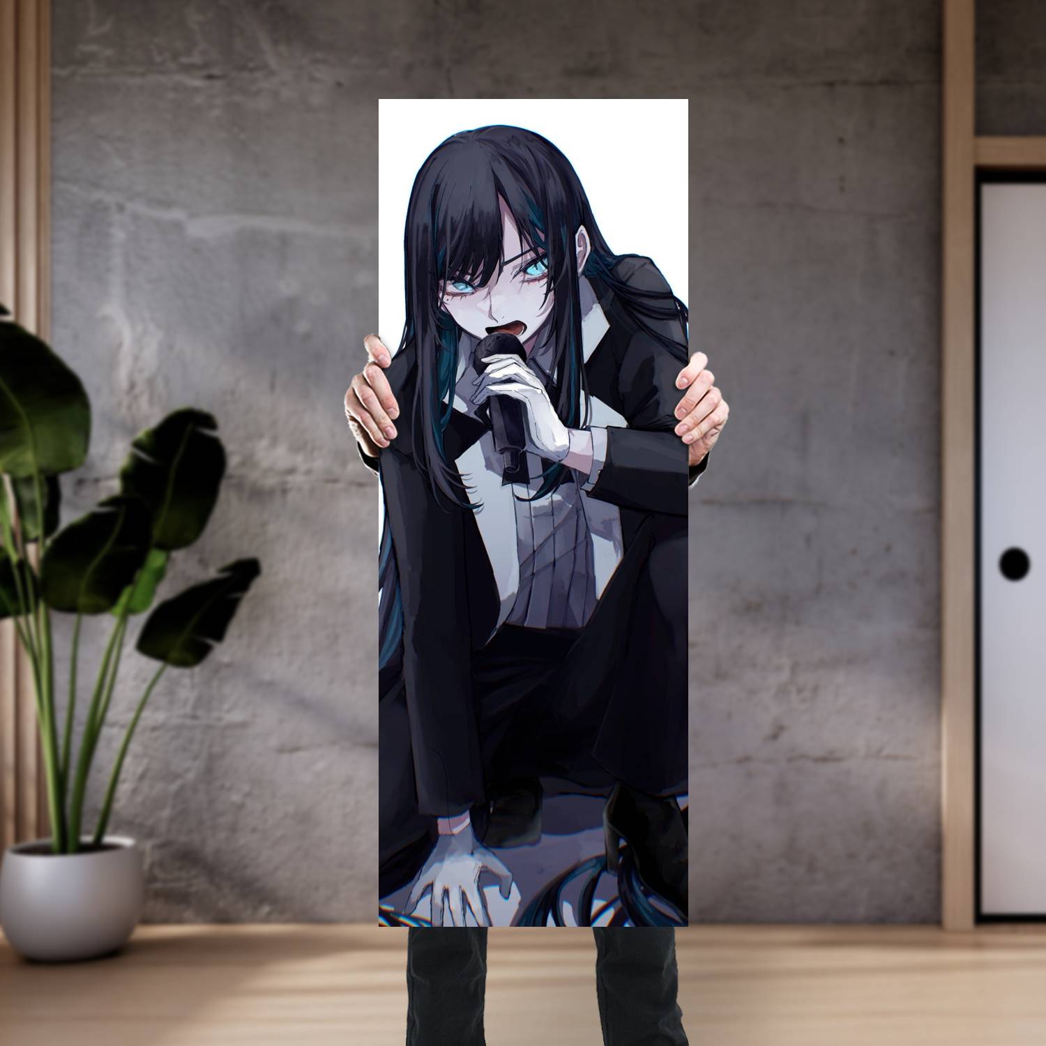 Cuadro grande 30x80cm Ado Microfono Musica