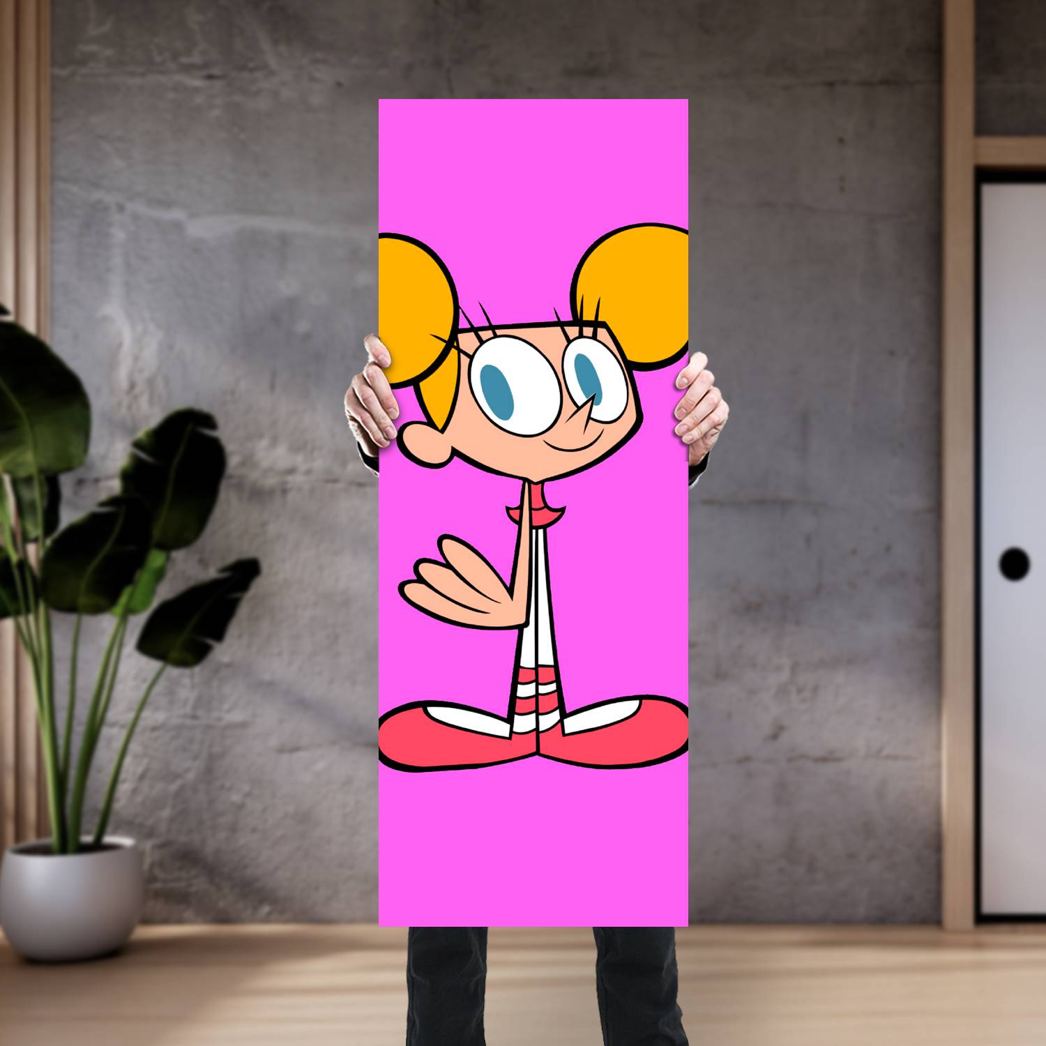 Cuadro grande 30x80cm El Laboratorio de Dexter AF 185 Cartoon