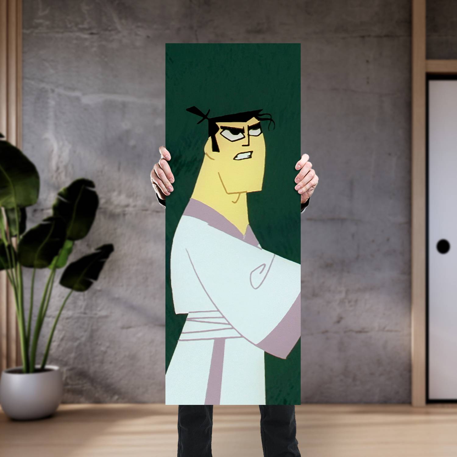 Cuadro grande 30x80cm Samurai Jack AF 197 Samurai Jack