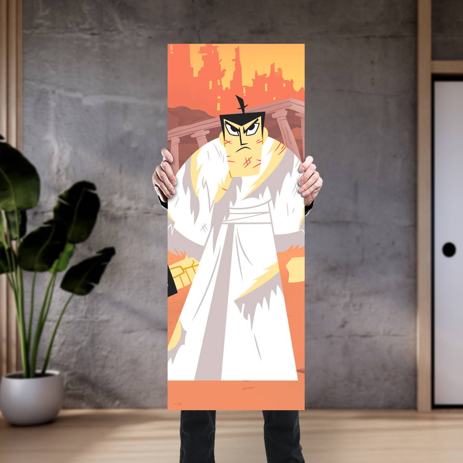 Cuadro grande 30x80cm Samurai Jack AF199 Samurai Jack