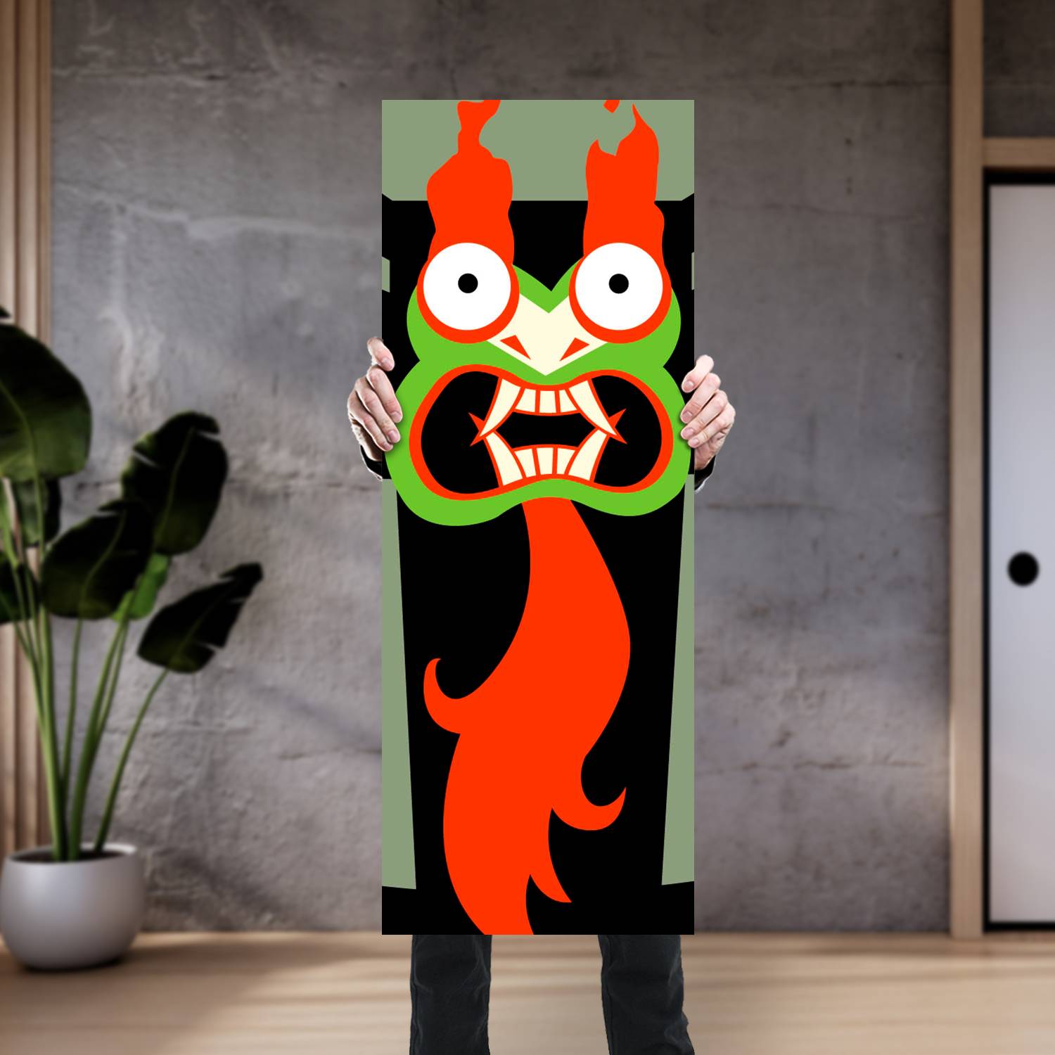 Cuadro grande 30x80cm Samurai Jack AF 200 Samurai Jack