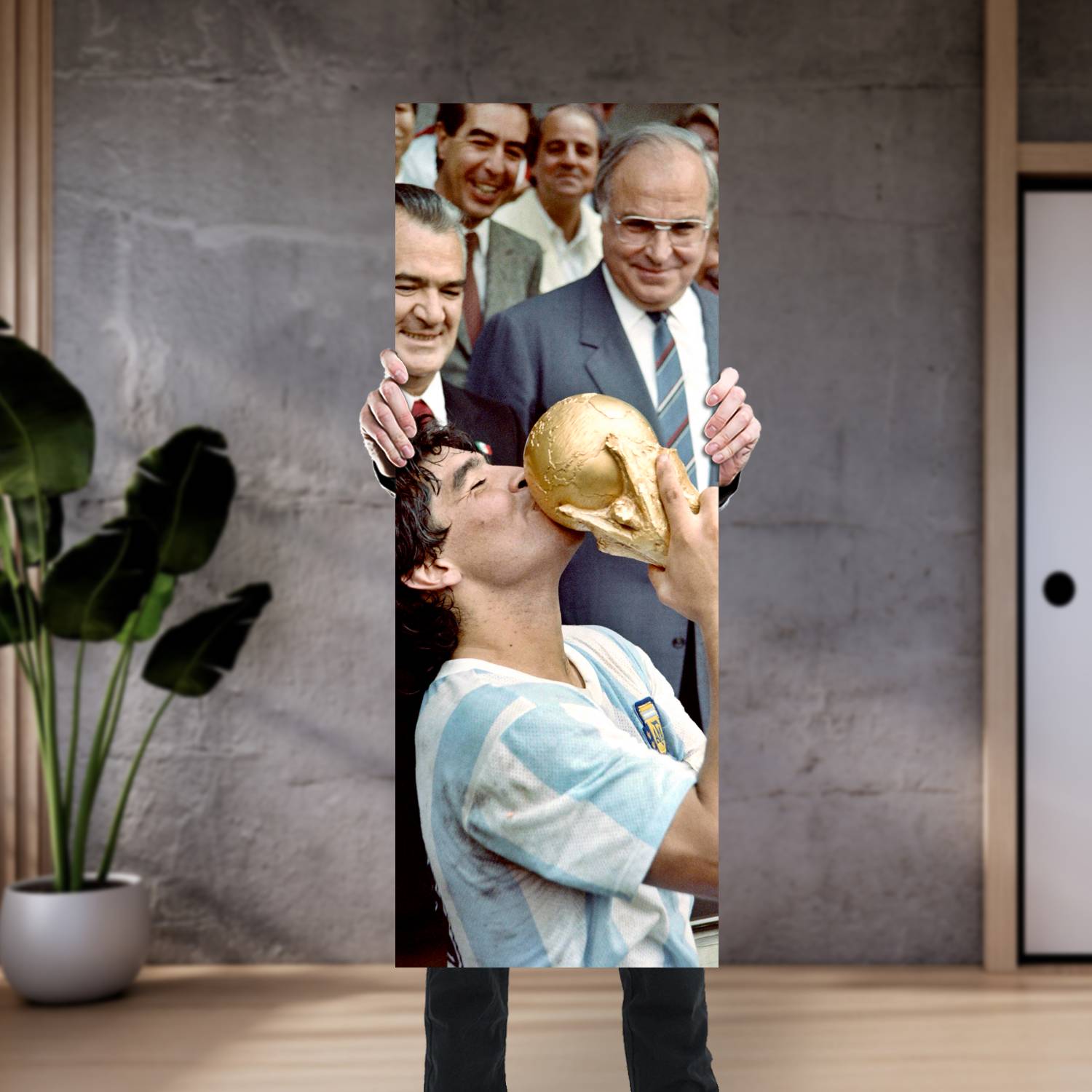 Cuadro grande 30x80cm Diego Besando la Copa AF-210 Deporte