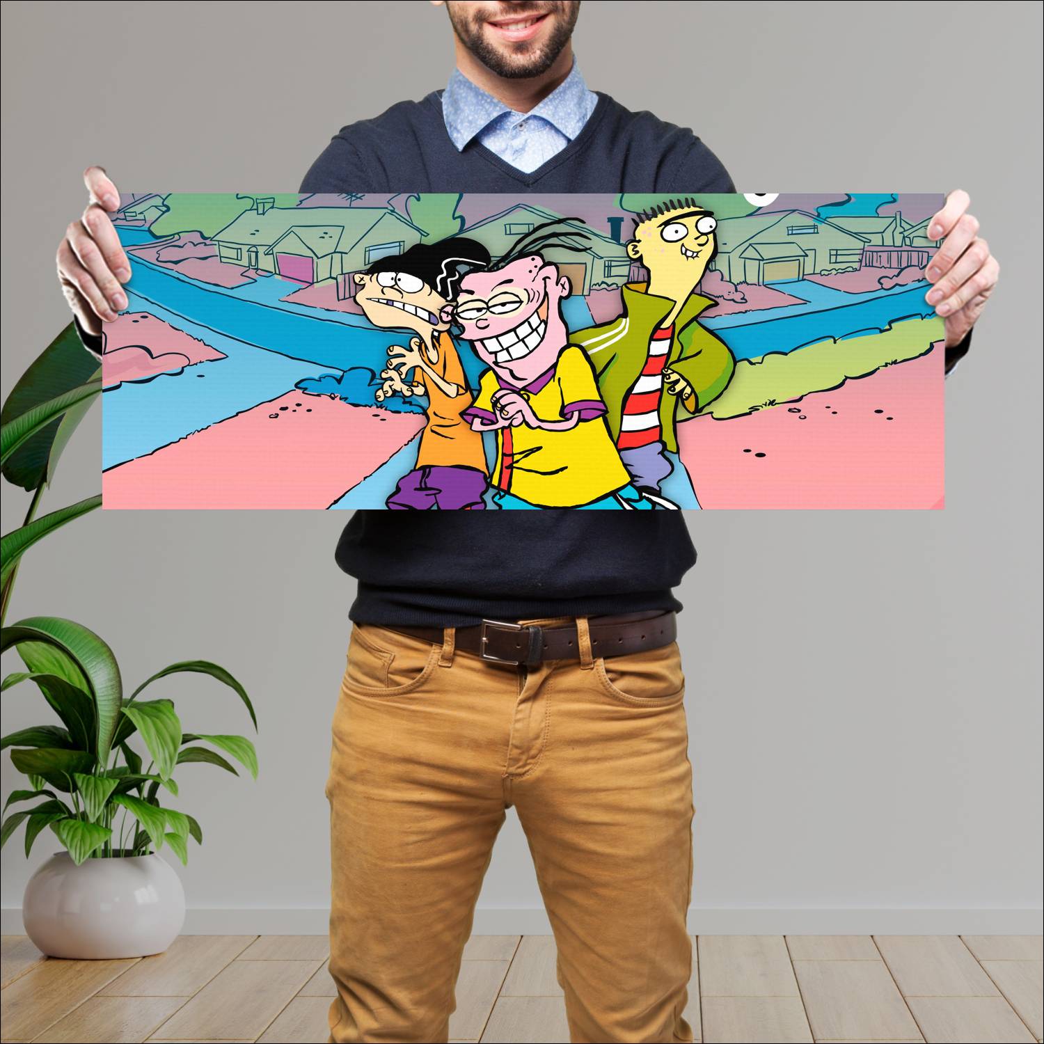 Cuadro grande 30x80cm Ed Edd y Eddy AFH 118 Cartoon