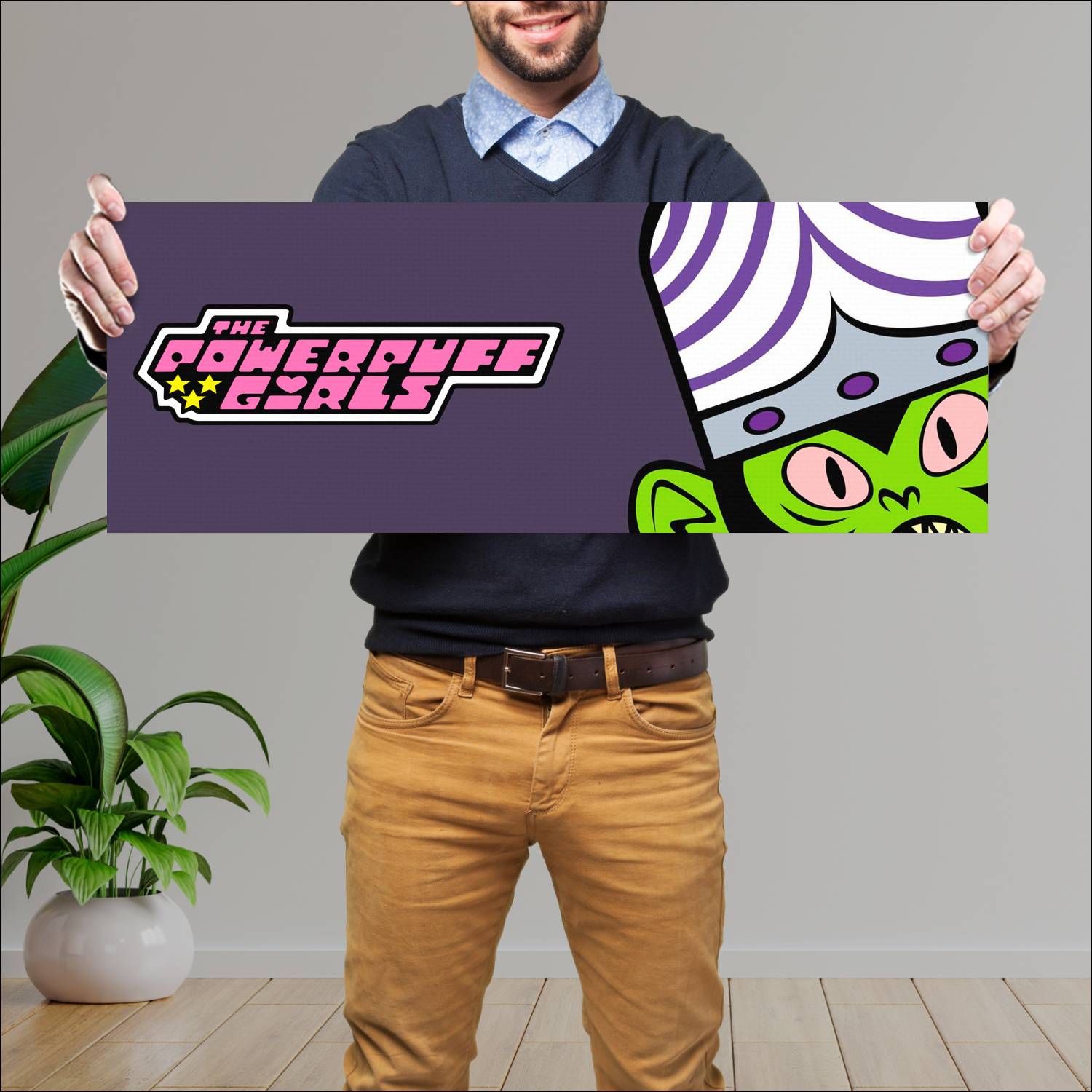 Cuadro grande 30x80cm Las Chicas Superpoderosas AFH 121 Cartoon