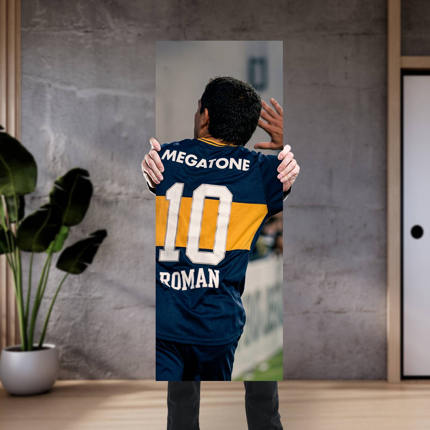Cuadro grande 30x80cm Riquelme Diez Espalda Deporte