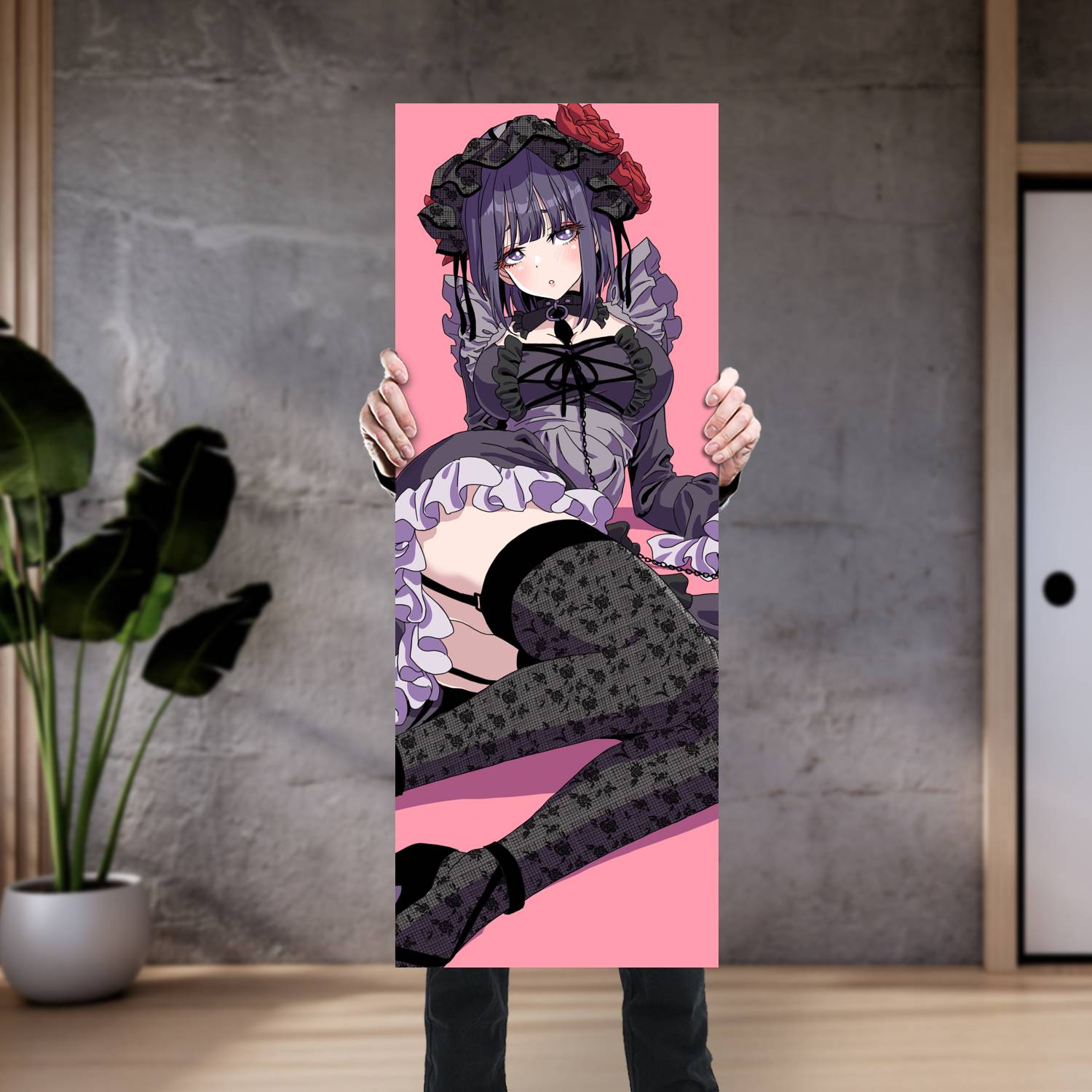 Cuadro grande 30x80cm Marin Cosplay Shizuku Kuroe Sono Bisque Doll