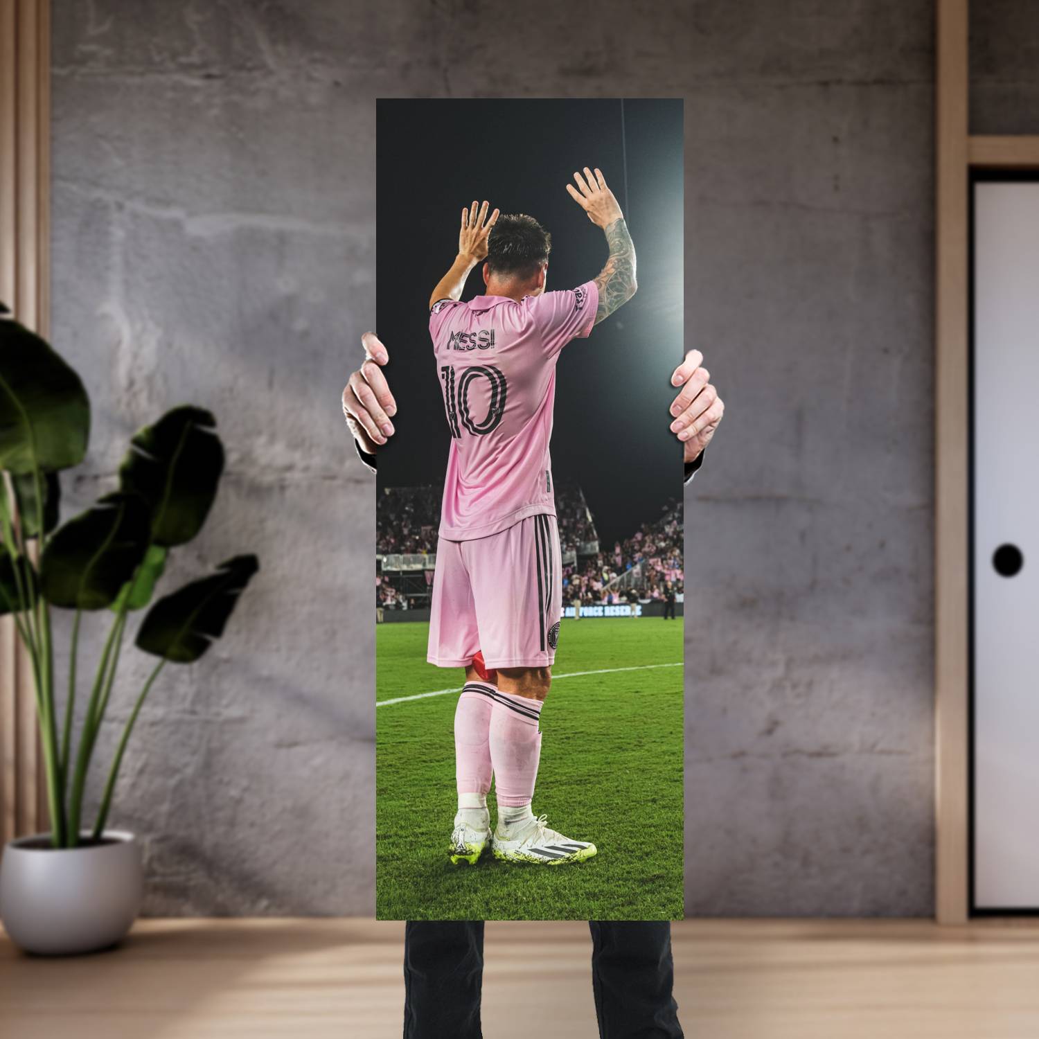 Cuadro grande 30x80cm Lionel Messi AF-241 Futbol