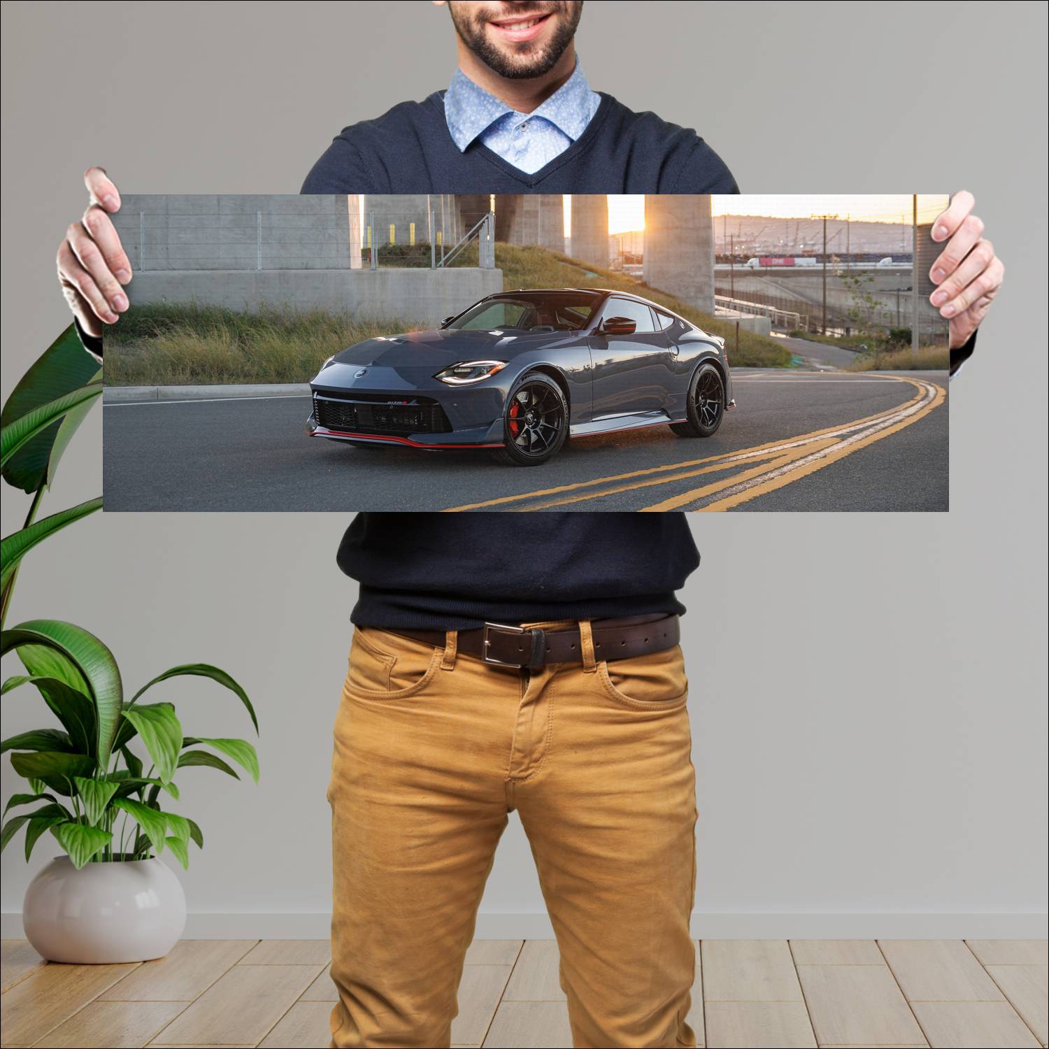 Cuadro grande 30x80cm 2027 Nissan Z Nismo 002 53 Nissan
