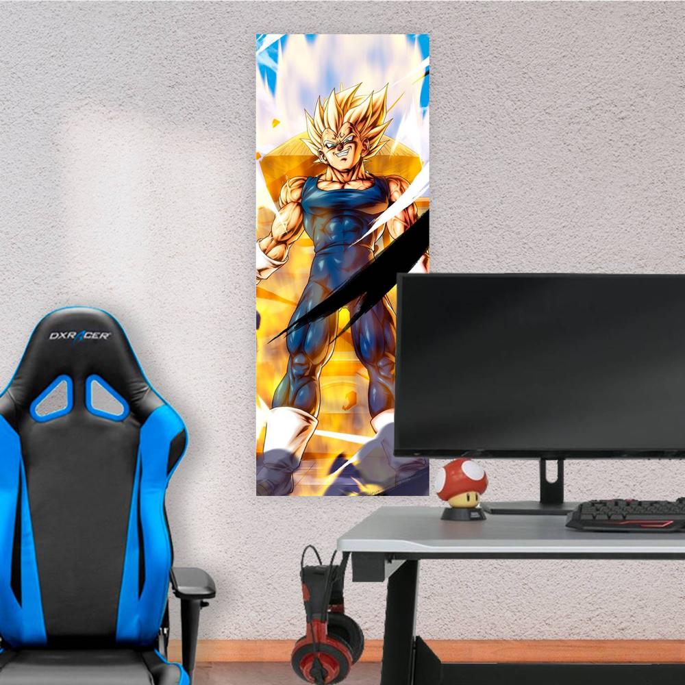 Cuadro grande 30x80cm Majin Vegeta Dragon Ball