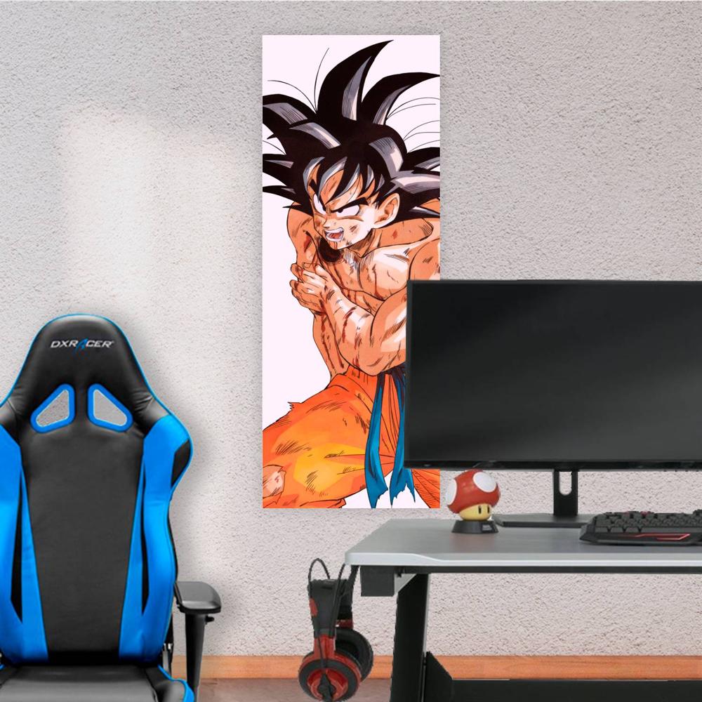 Cuadro grande 30x80cm Goku Herida Torneo Dragon Ball